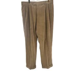 Haspel Men’s Brown Corduroy Cotton‎ Casual Pants Size 38 x 32